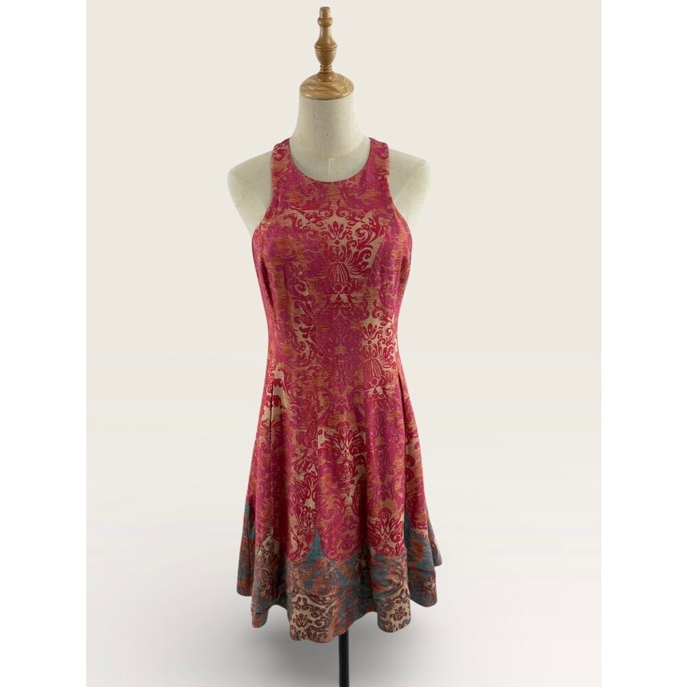 Tracy Reese New York Bohemian Pink Tapestry Dress, Size S